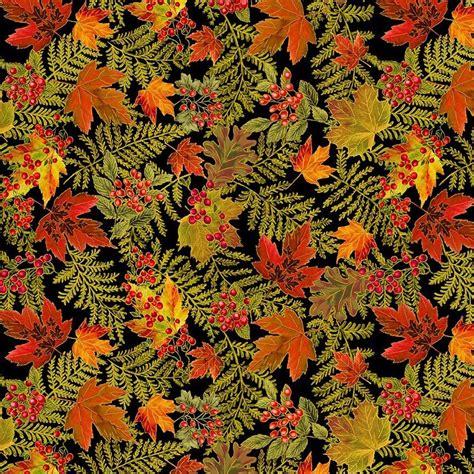 timeless treasures bountiful leaves metallic gold fabric|Fall Ferns and Leaves With Gold Metallic Accents CM2106.